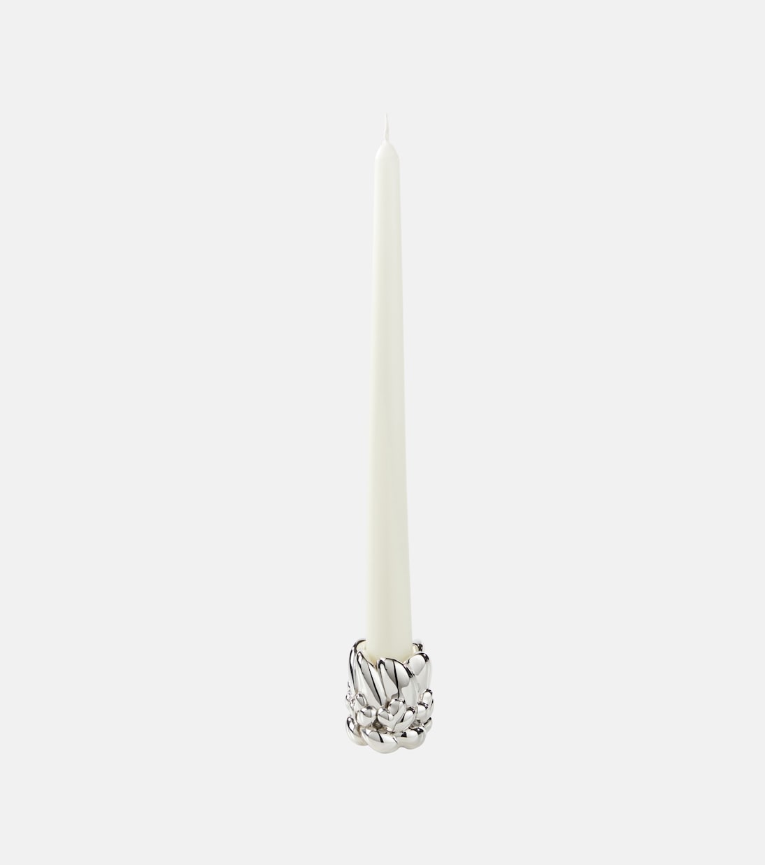 Babylone silver-plated candle holder | Christofle