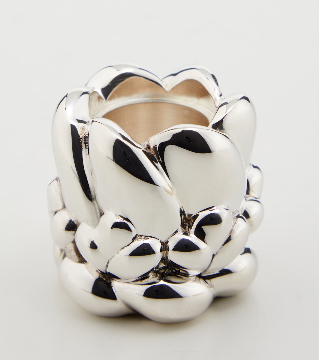 Babylone silver-plated candle holder | Christofle