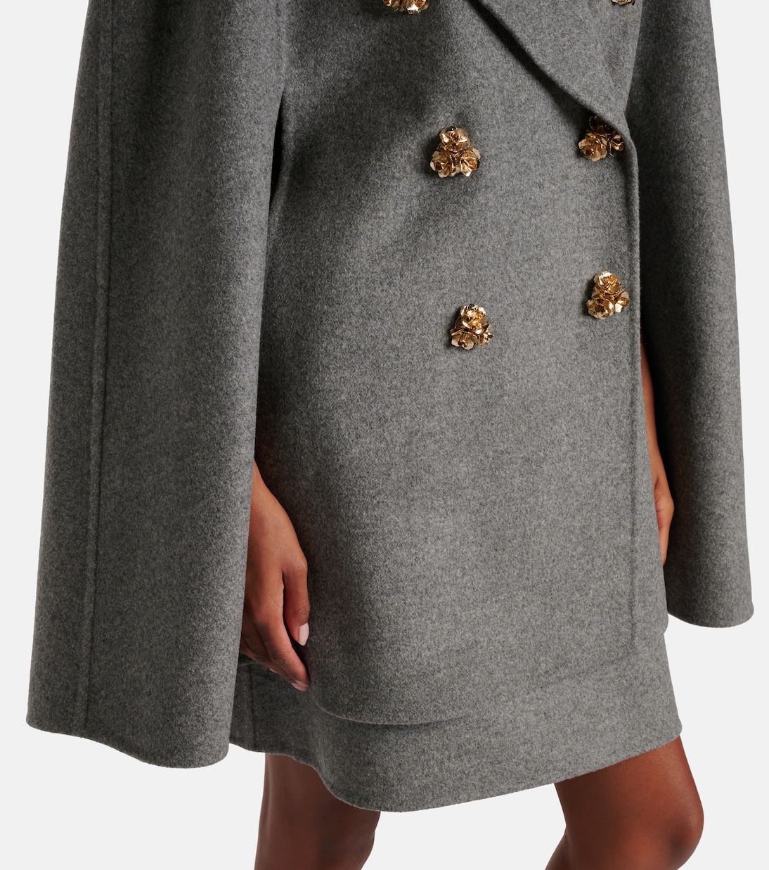 Cape aus Schurwolle | Carolina Herrera