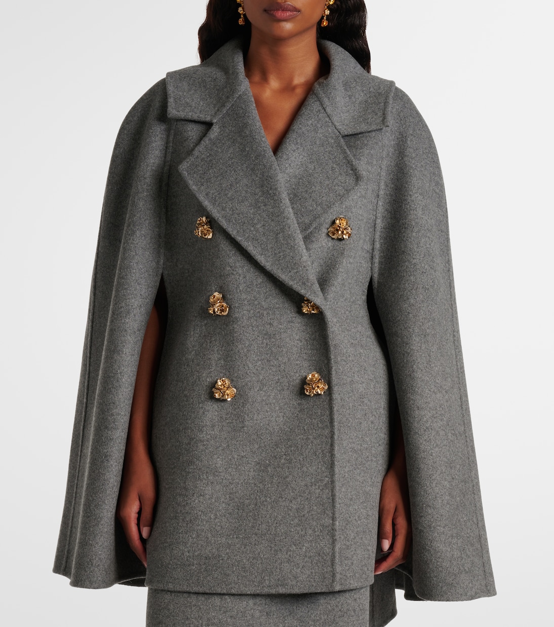 Cape aus Schurwolle | Carolina Herrera