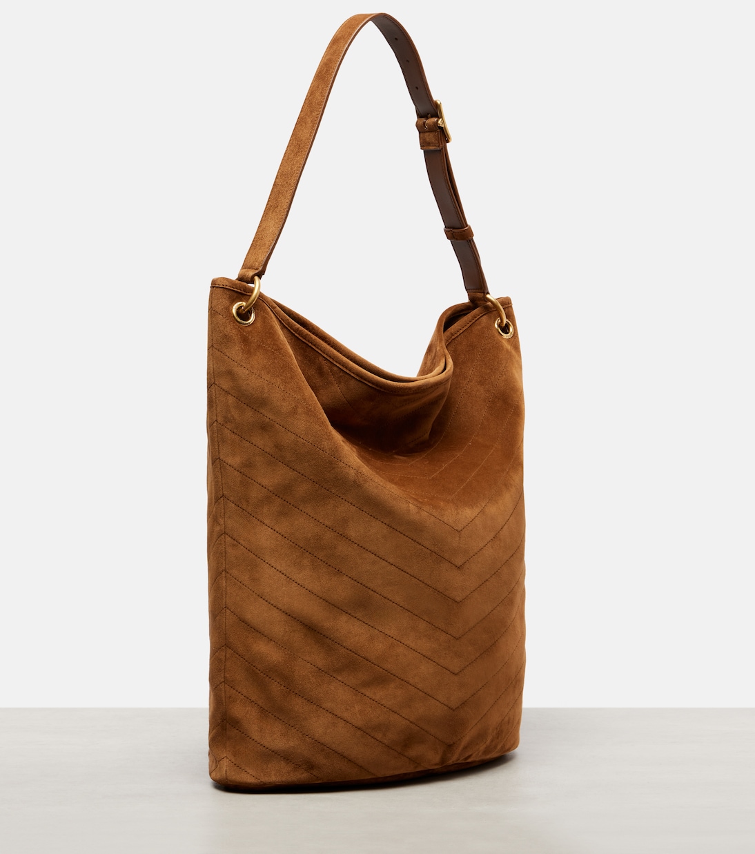 Niki Cassandre suede bucket bag | Saint Laurent