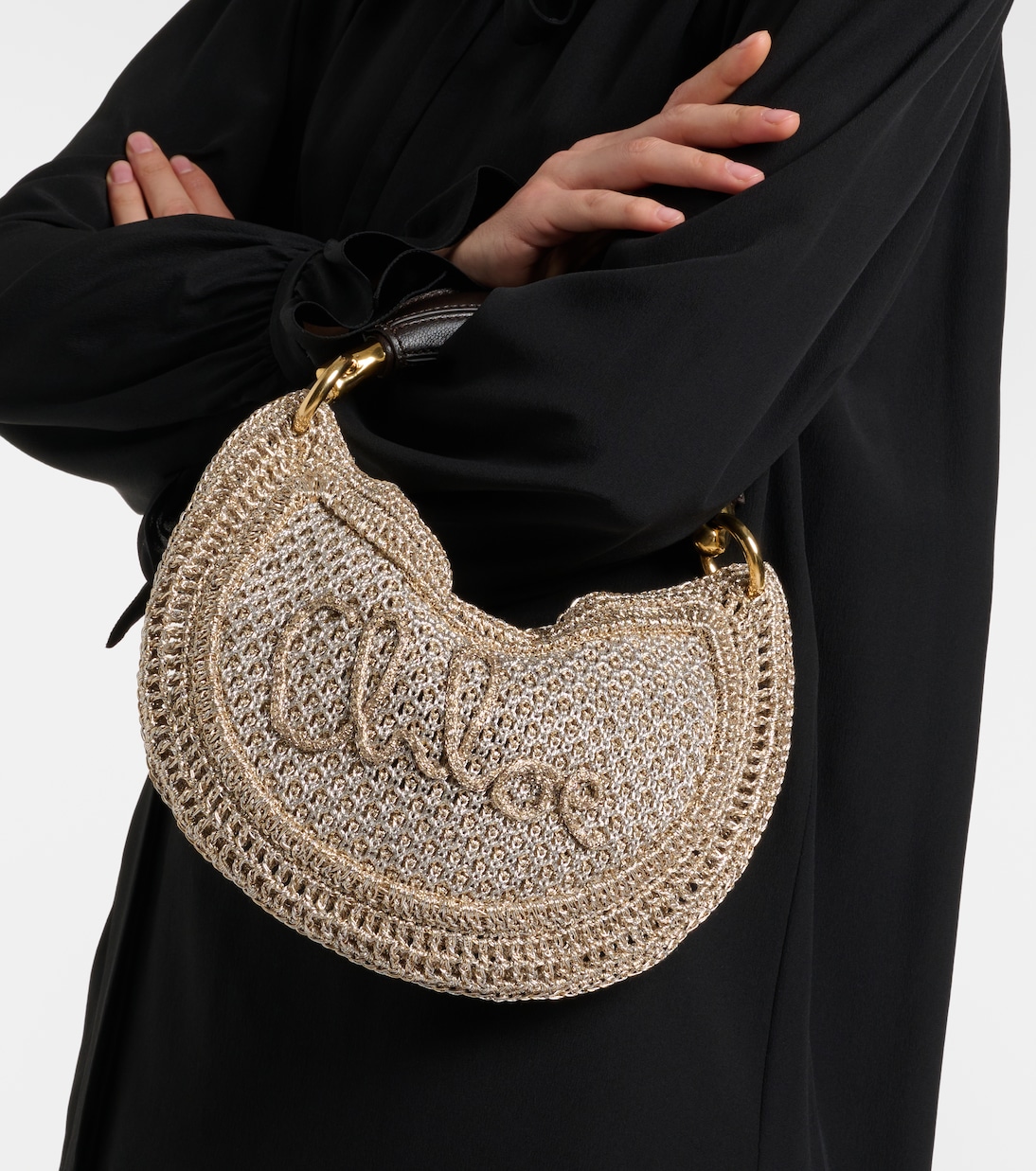 Sac Summer Banana Mini en crochet | Chloé