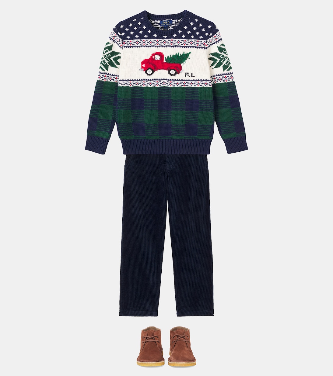 Pullover in cotone jacquard | Polo Ralph Lauren Kids