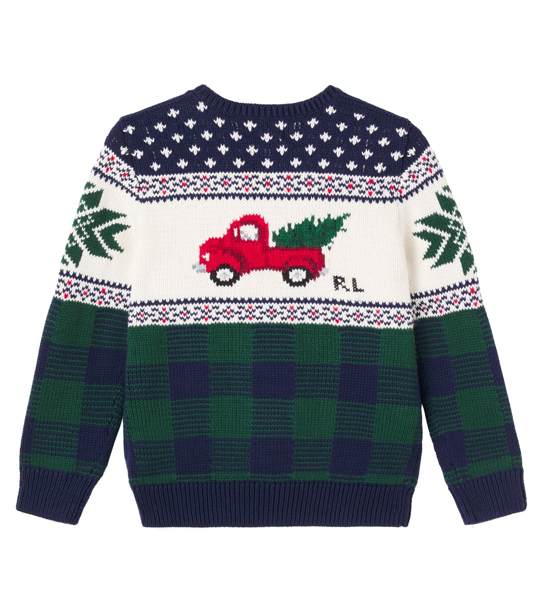 Pullover in cotone jacquard | Polo Ralph Lauren Kids