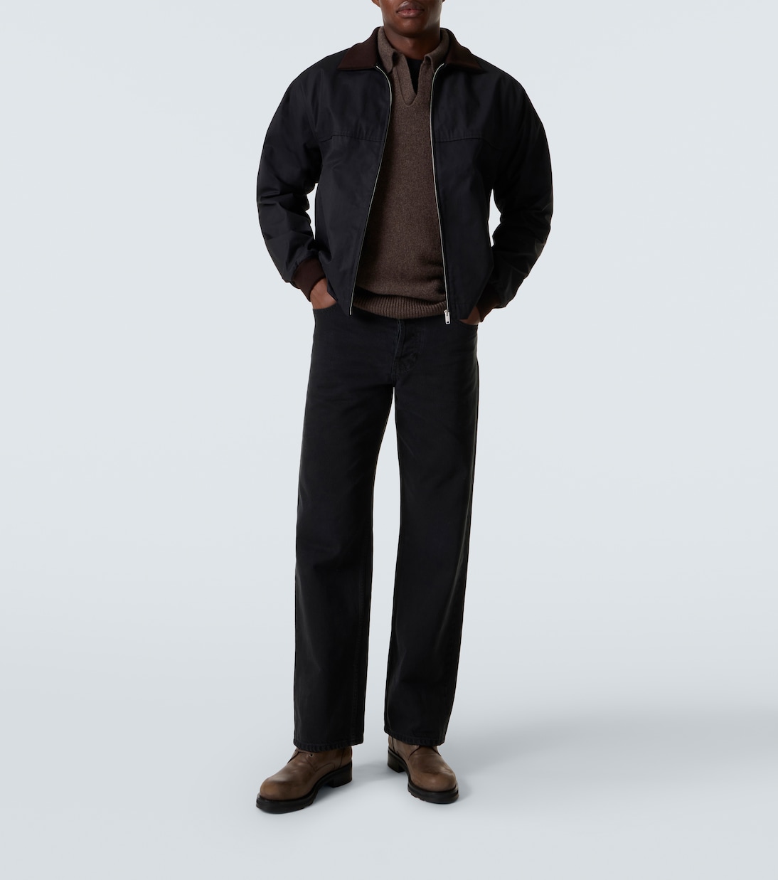 Mantis cotton gabardine blouson jacket | The Row