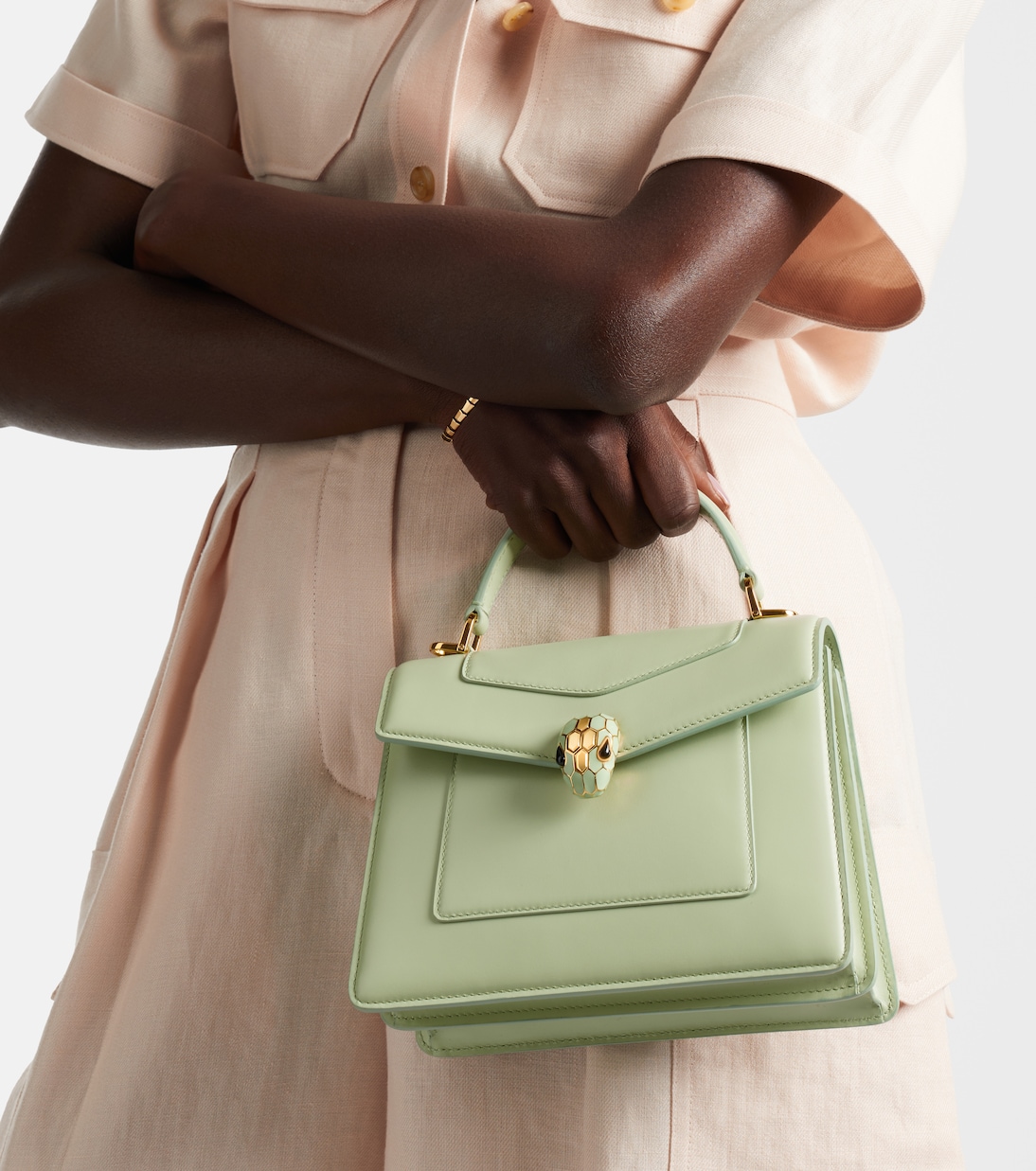 Henkeltasche Serpenti Forever Small aus Leder | Bvlgari