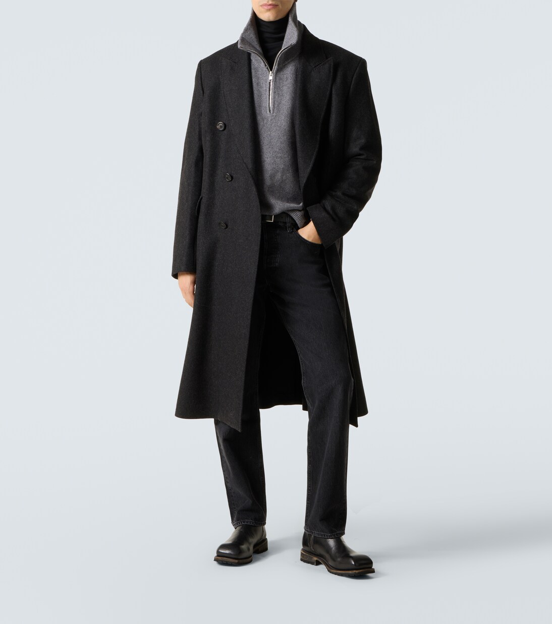 Pullover aus Wolle und Baumwolle | Frame