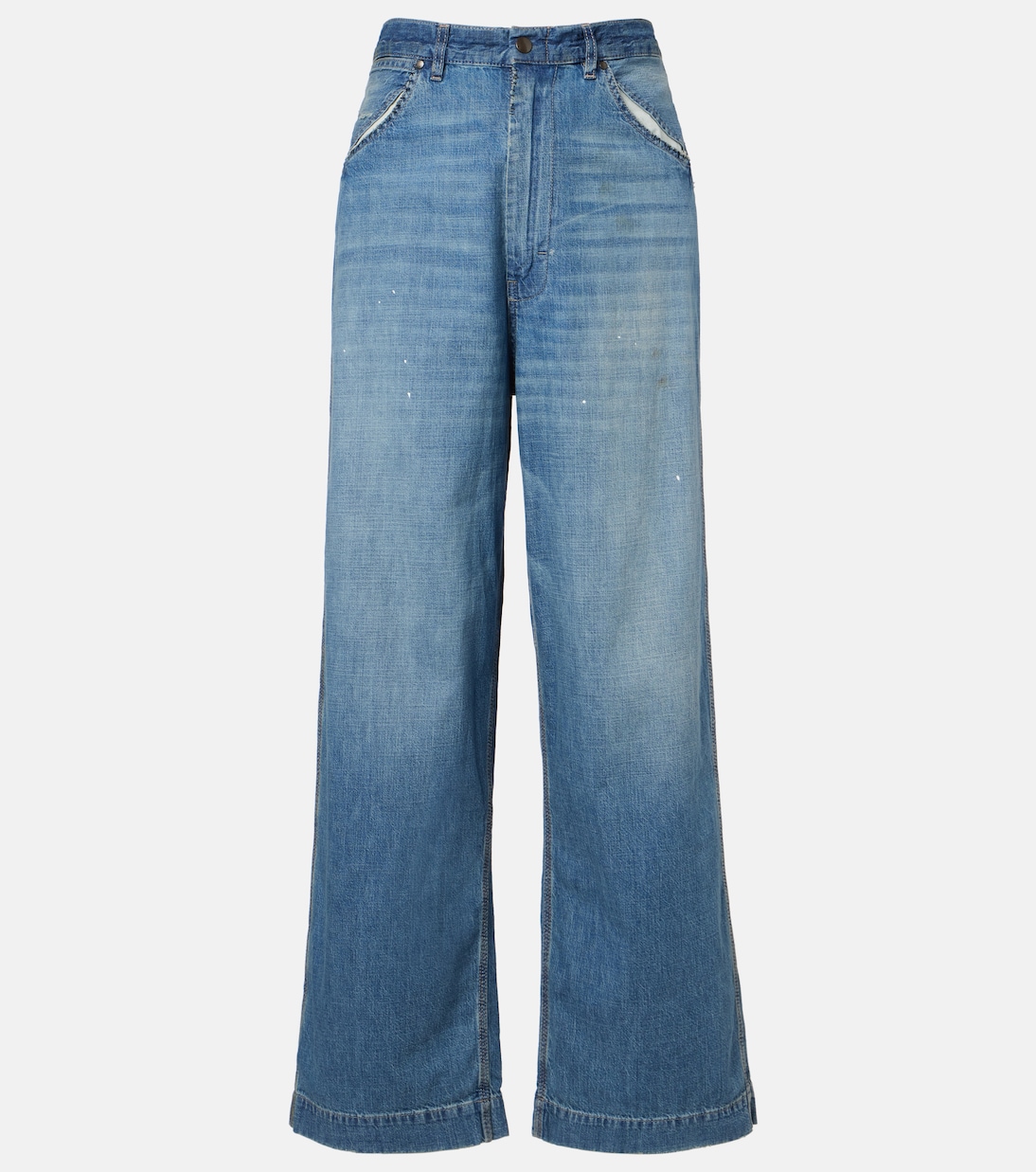 Distressed wide-leg jeans | Maison Margiela