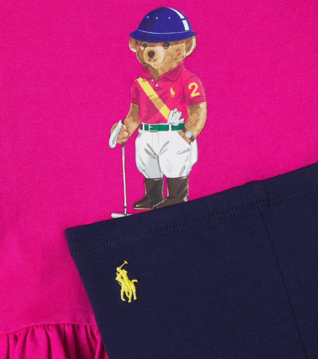 Baby Polo Bear T-shirt and pants set | Polo Ralph Lauren Kids