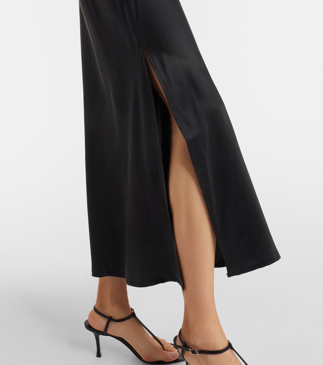 Salina silk charmeuse maxi dress | Asceno