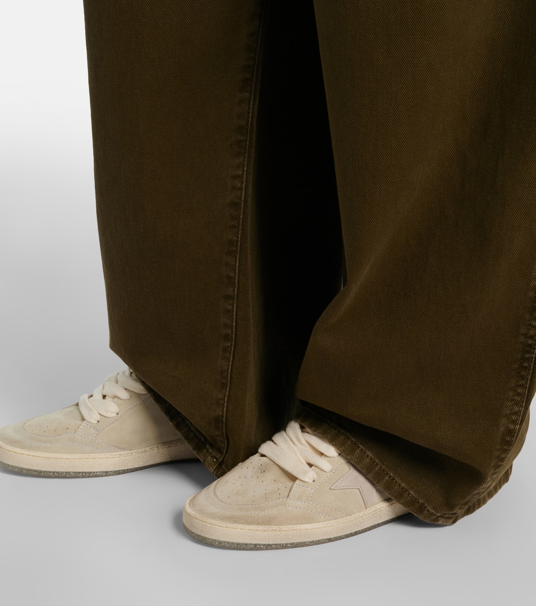 Sneakers Ball Star aus Veloursleder | Golden Goose