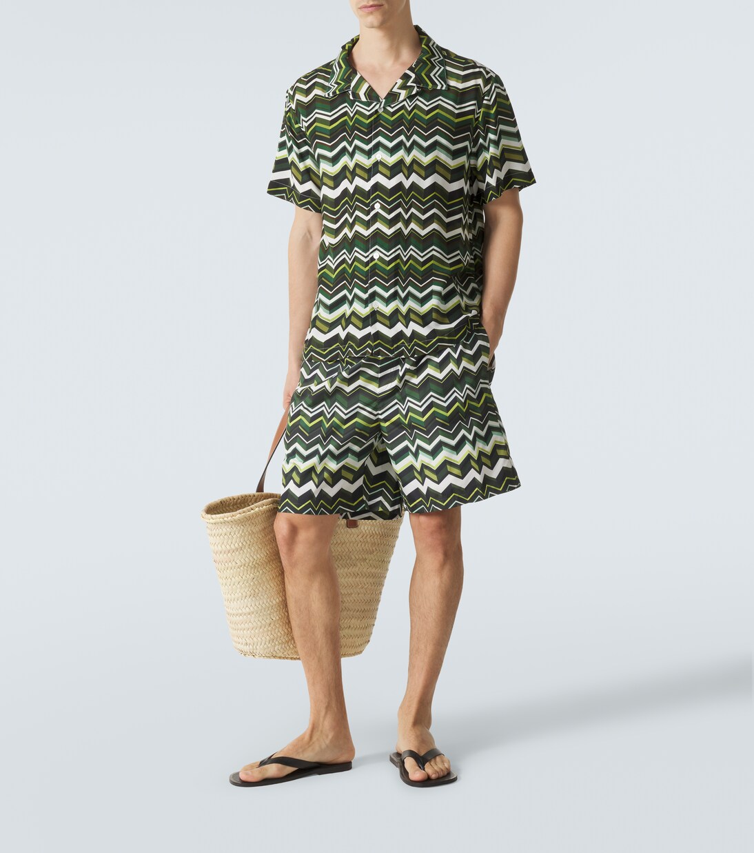 Zigzag bowling shirt | Missoni