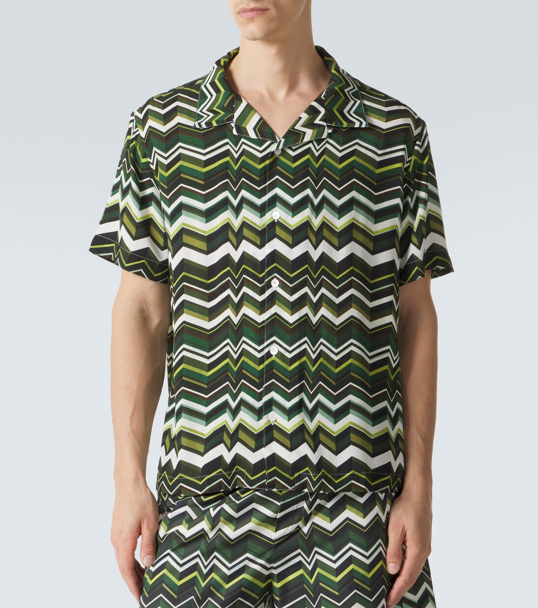 Zigzag bowling shirt | Missoni