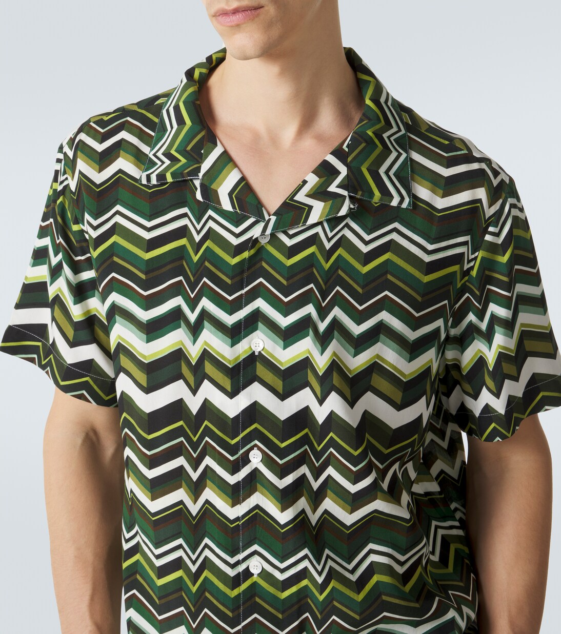 Zigzag bowling shirt | Missoni