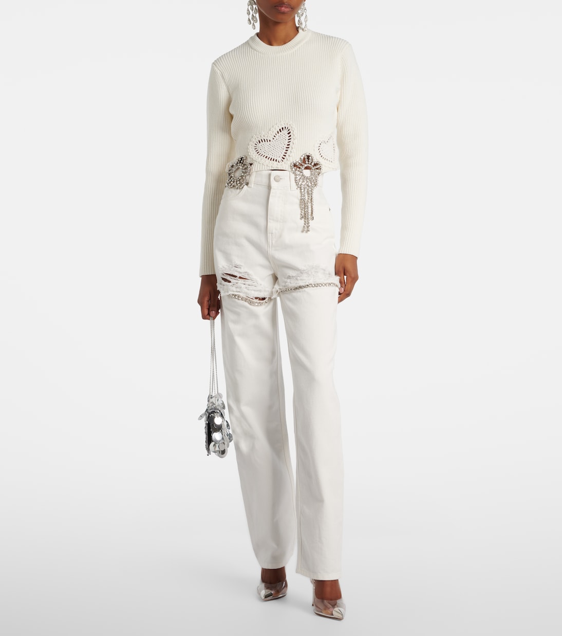 Jean ample à ornements | Area