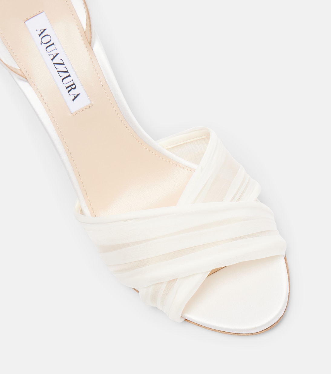 Sandalen Voile aus Satin und Chiffon | Aquazzura