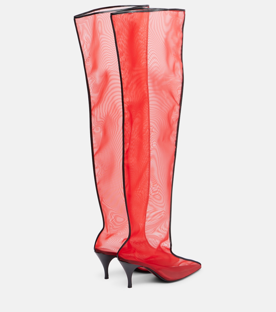 Drawing A Blank 80 mesh knee-high boots | Herbert Levine