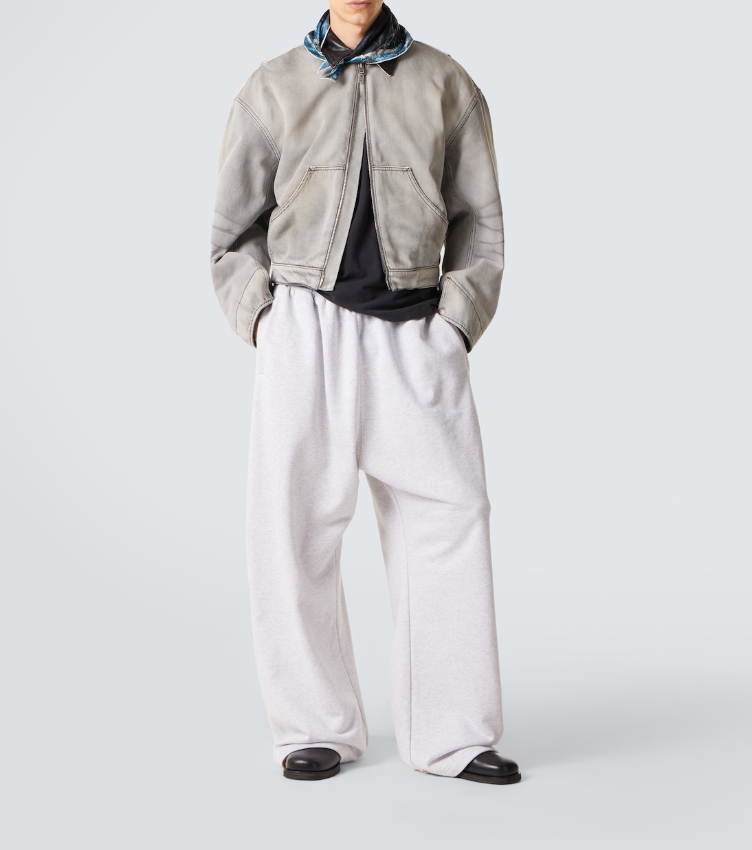 Jeansjacke mit Leder | Acne Studios