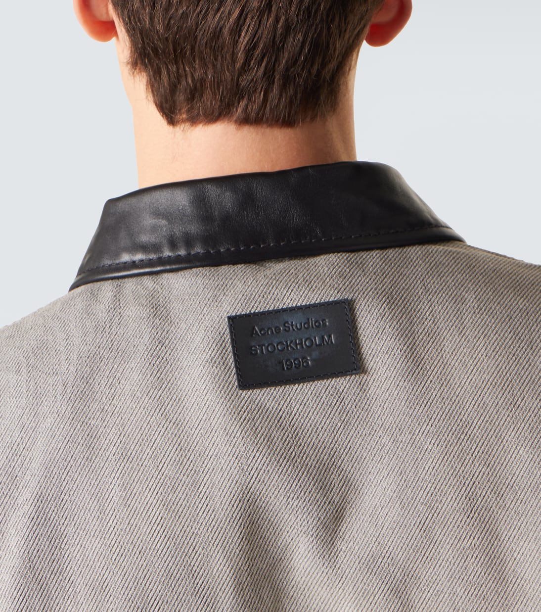 Jeansjacke mit Leder | Acne Studios
