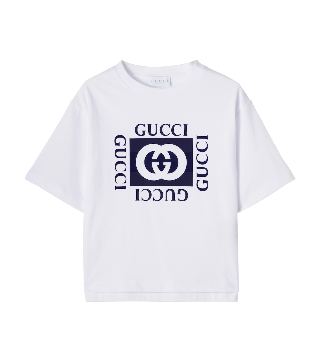 Logo印花棉质针织T恤 | Gucci Kids