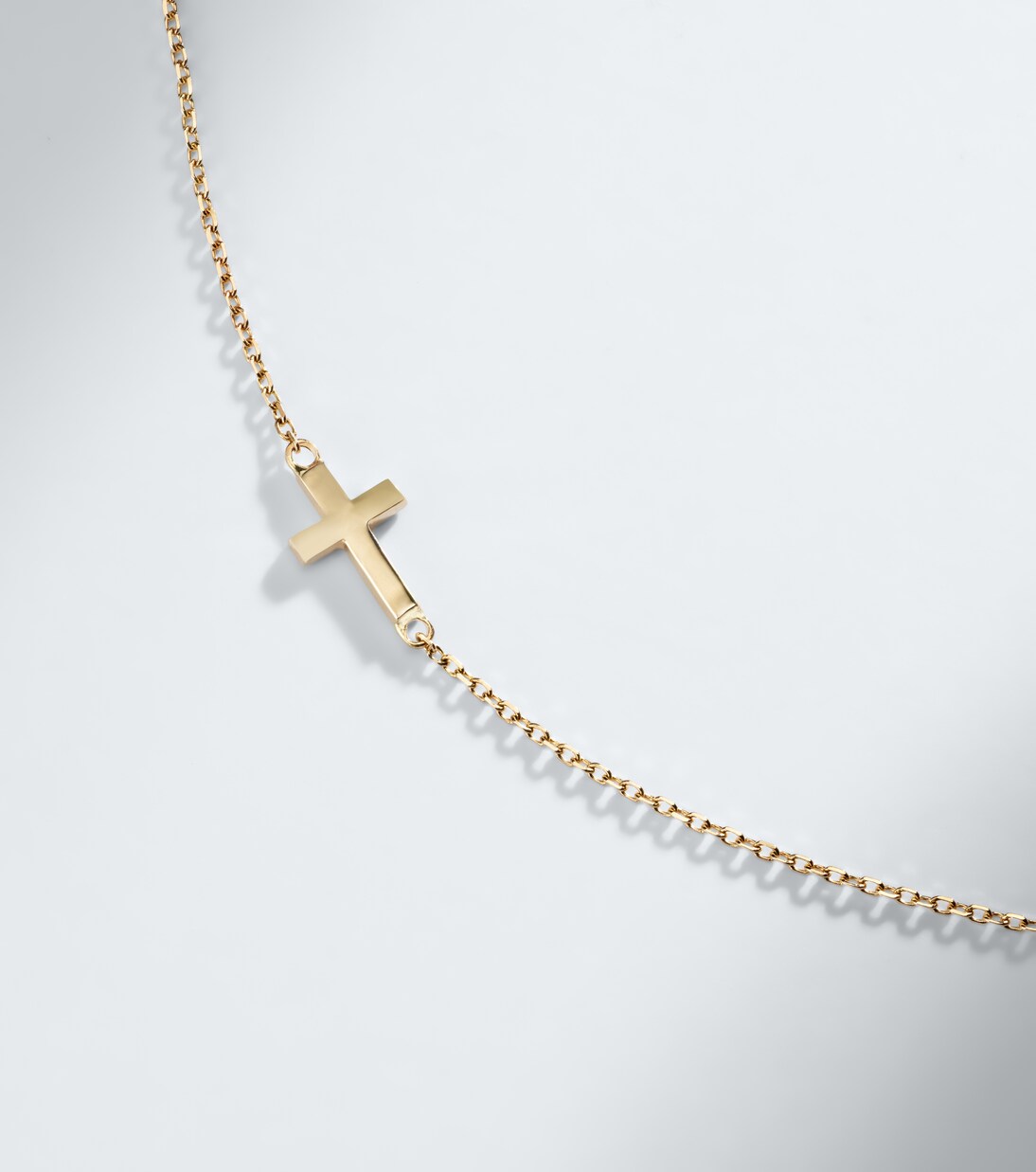 Bracciale Mini Cross in oro 14kt | Mateo