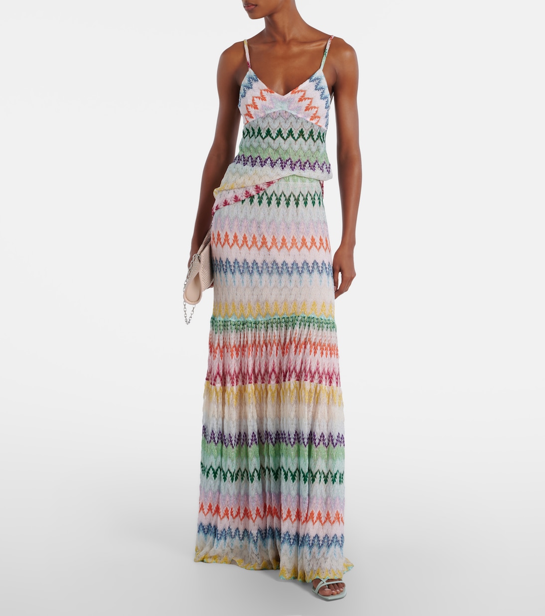 Jupe longue en lamé | Missoni