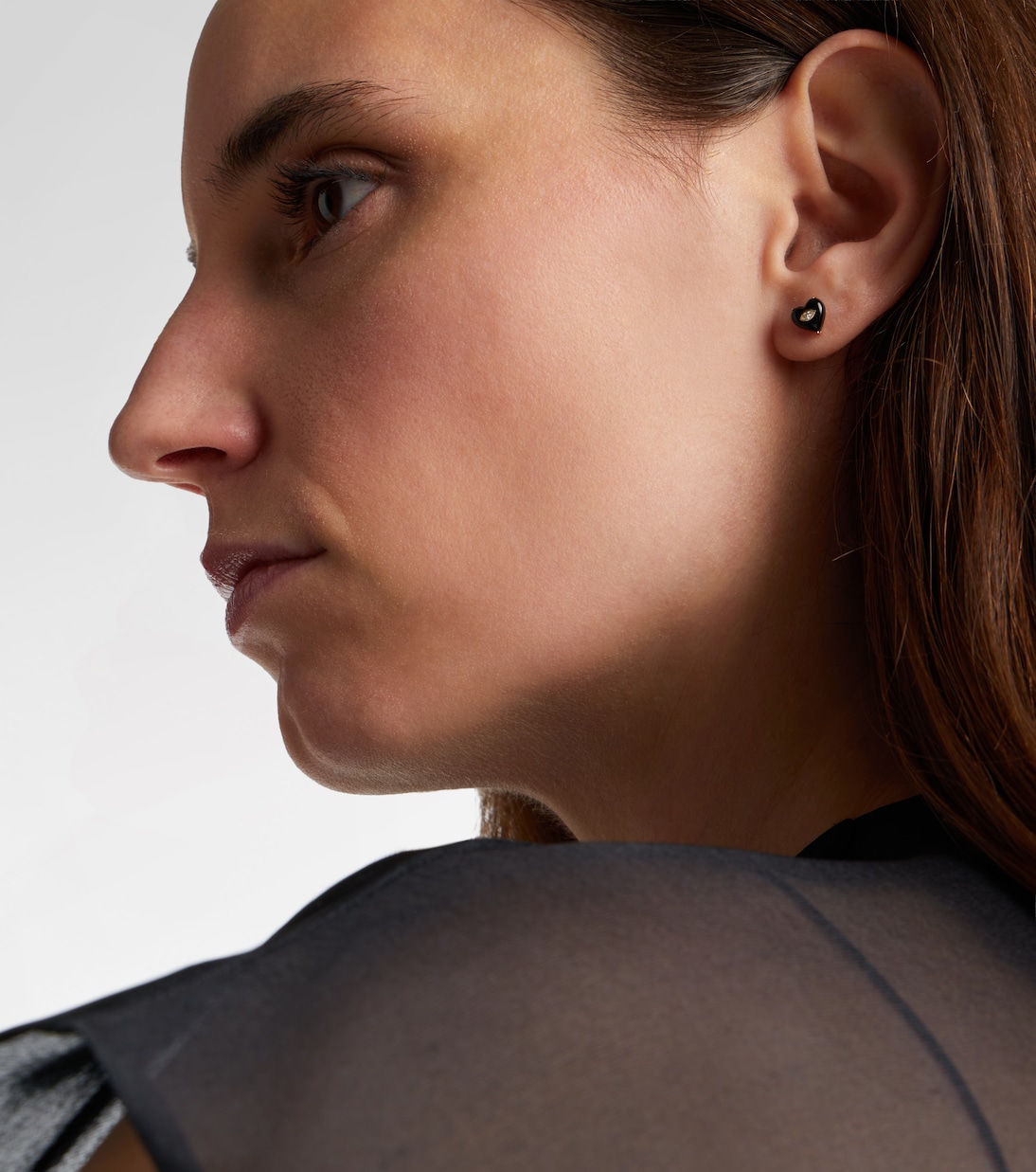 Boucles d’oreilles en or 14 ct (585/1000), diamants et onyx | Sydney Evan