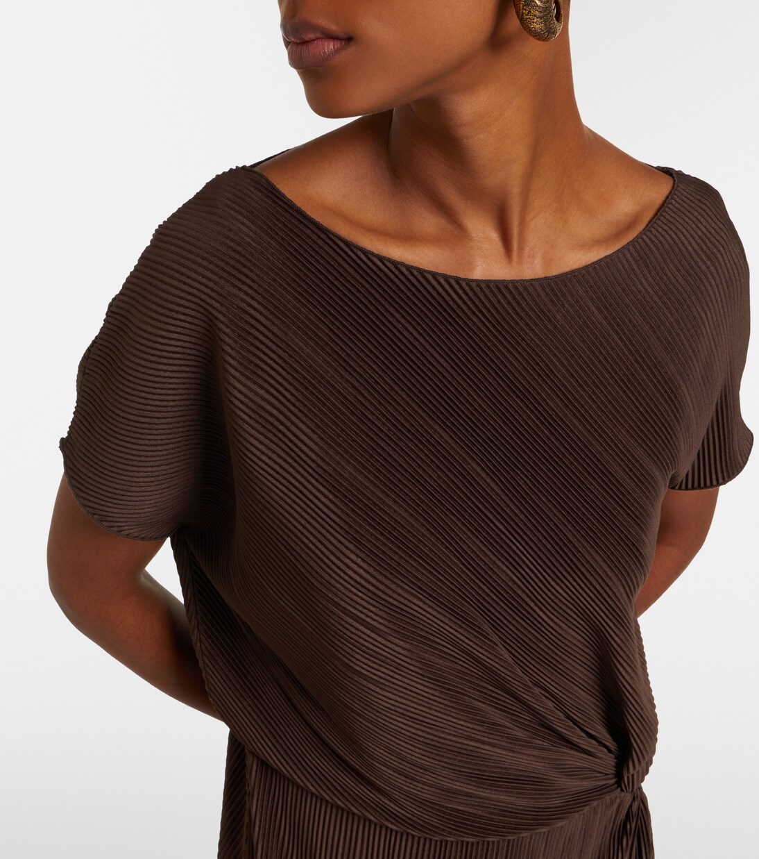 Pleated midi dress | Vince