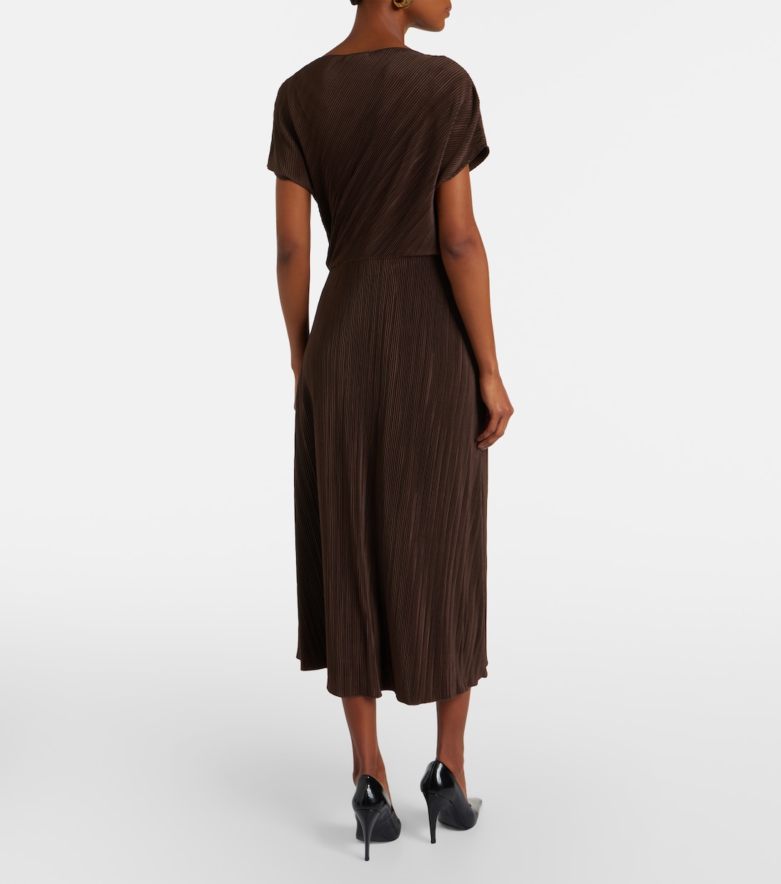 Pleated midi dress | Vince
