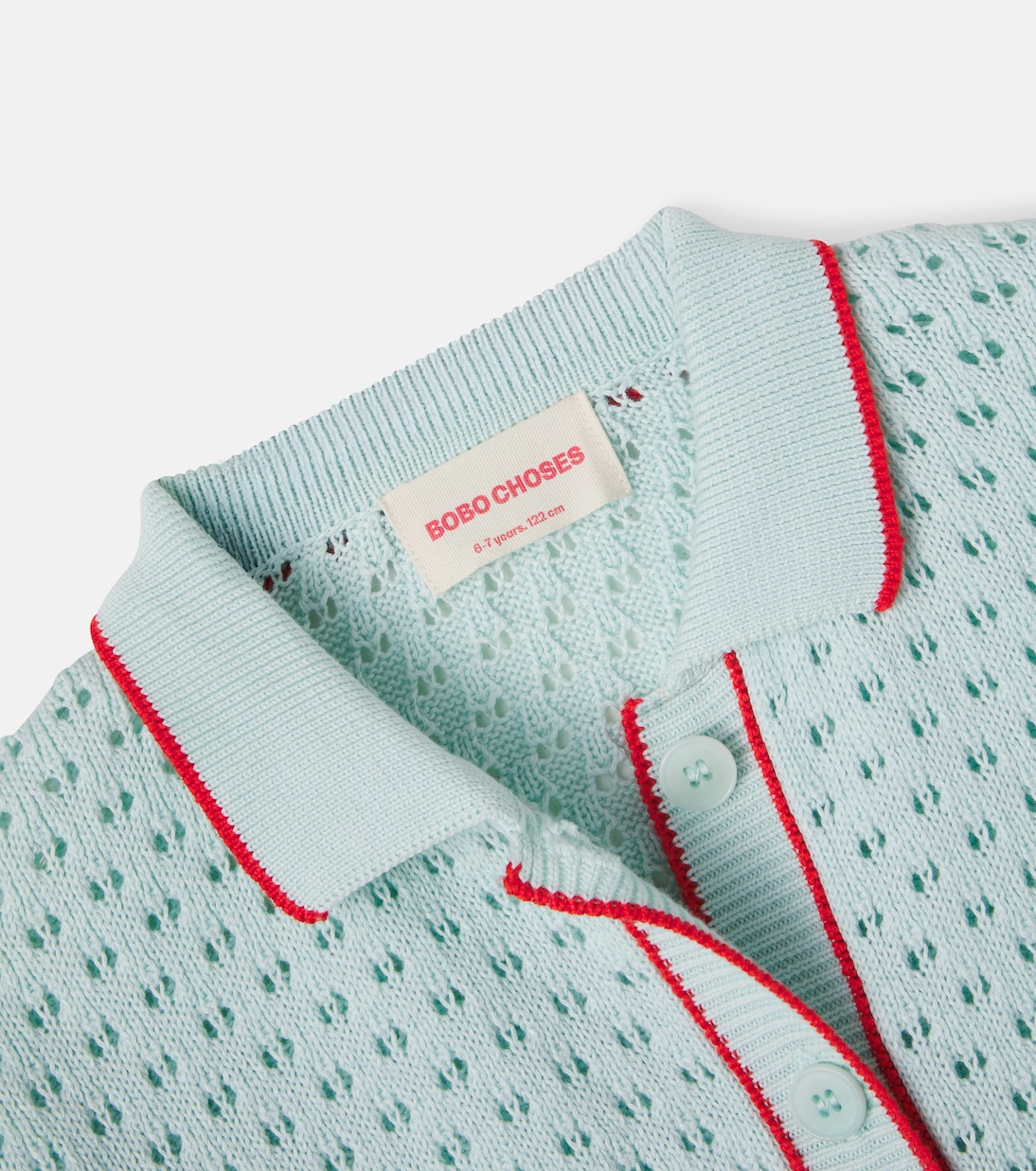 Pointelle cotton cardigan | Bobo Choses