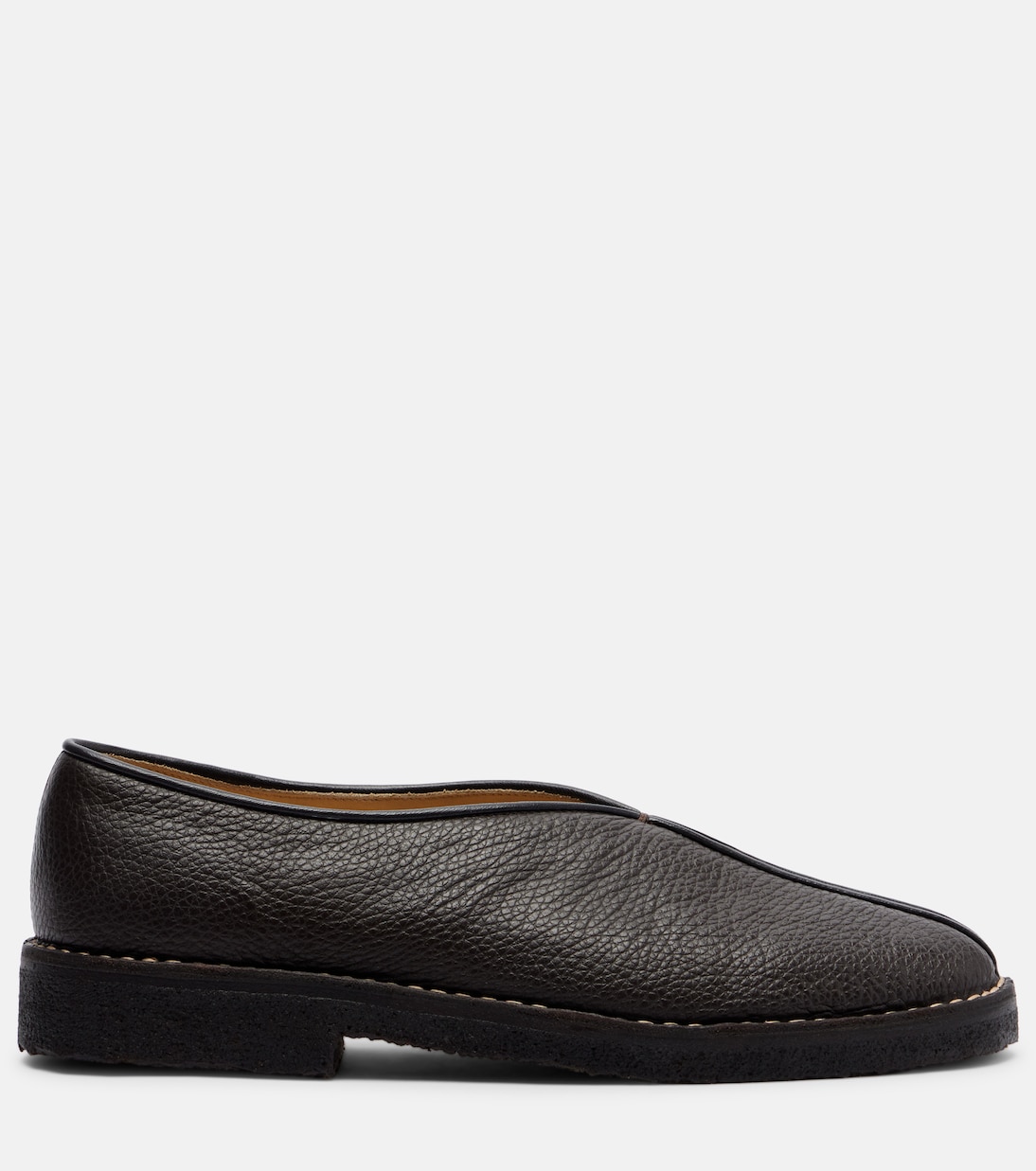 Zapatos slip-on Piped de piel | Lemaire