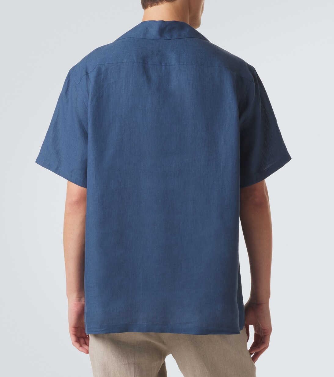 Scritto embroidered linen shirt | Berluti