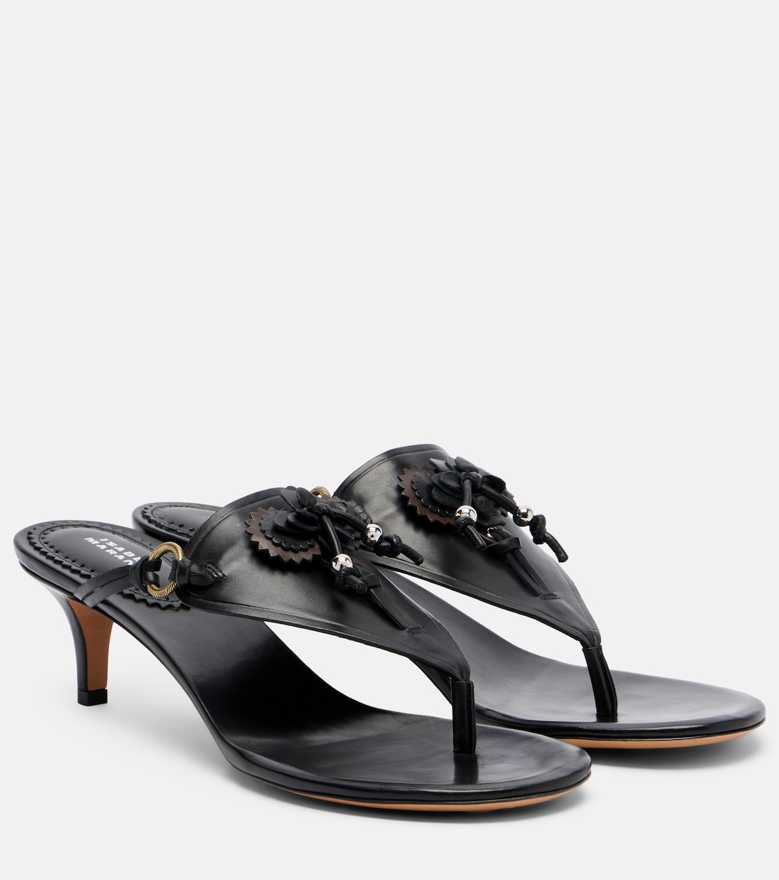 Ekyne embellished leather thong sandals | Isabel Marant