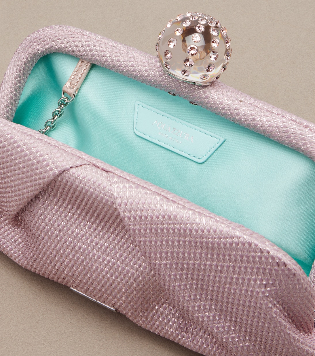 Verzierte Clutch Tequila aus Canvas | Aquazzura