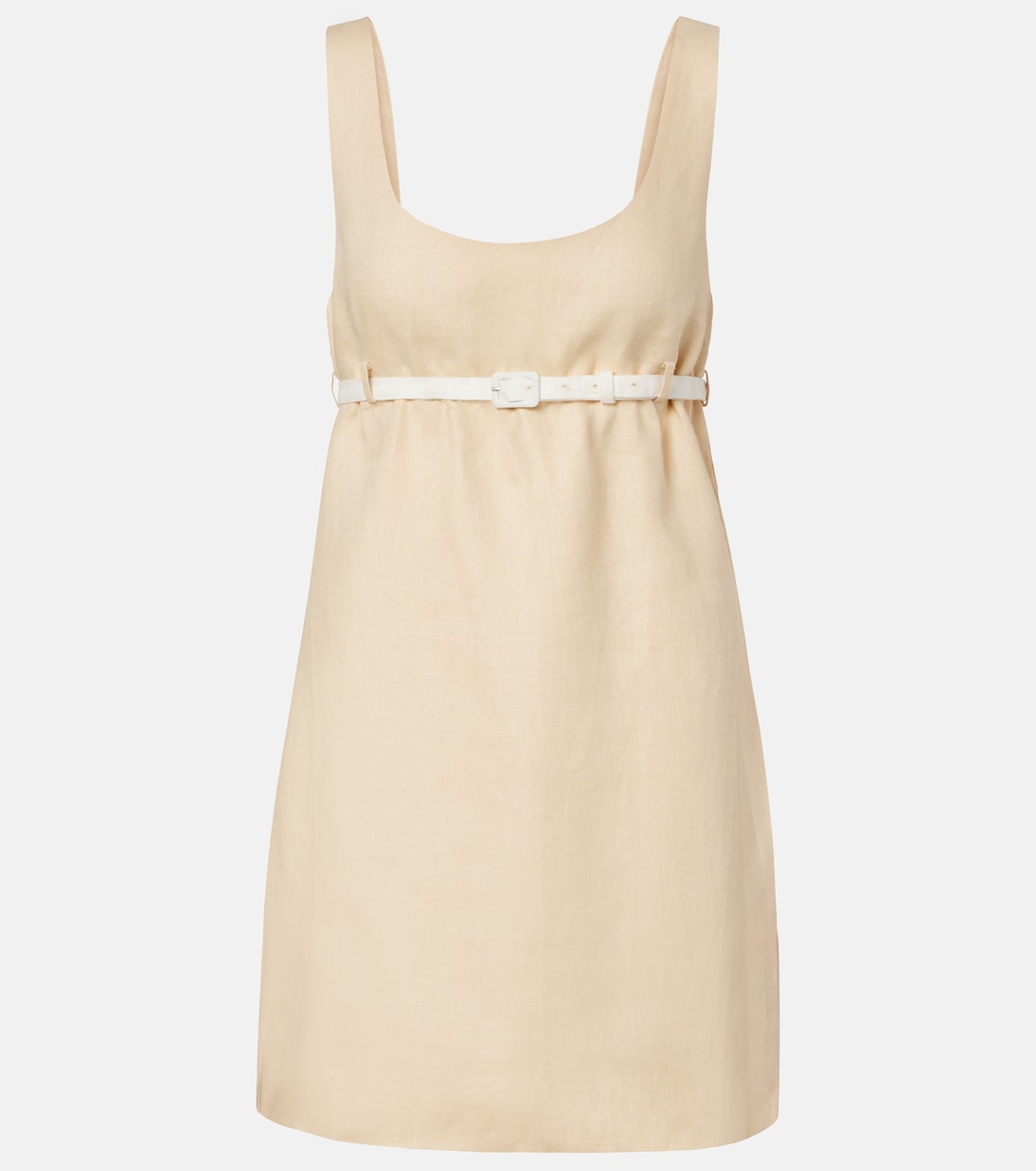 Pamela belted linen minidress | Posse