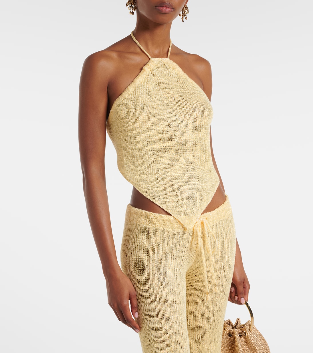 Liz sequined halterneck top | Bananhot