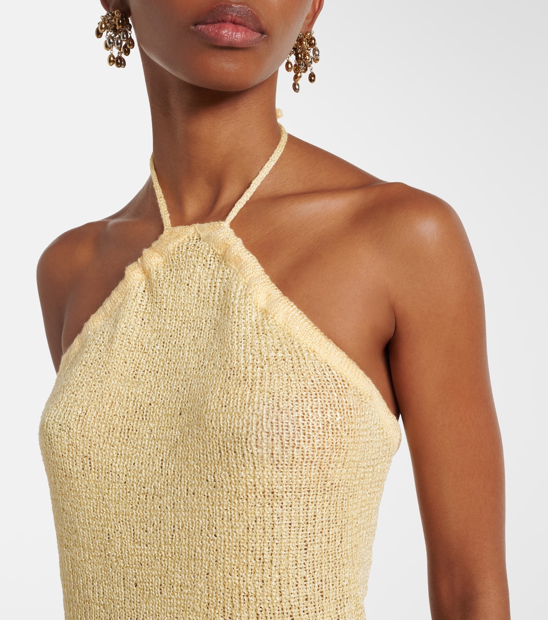 Liz sequined halterneck top | Bananhot