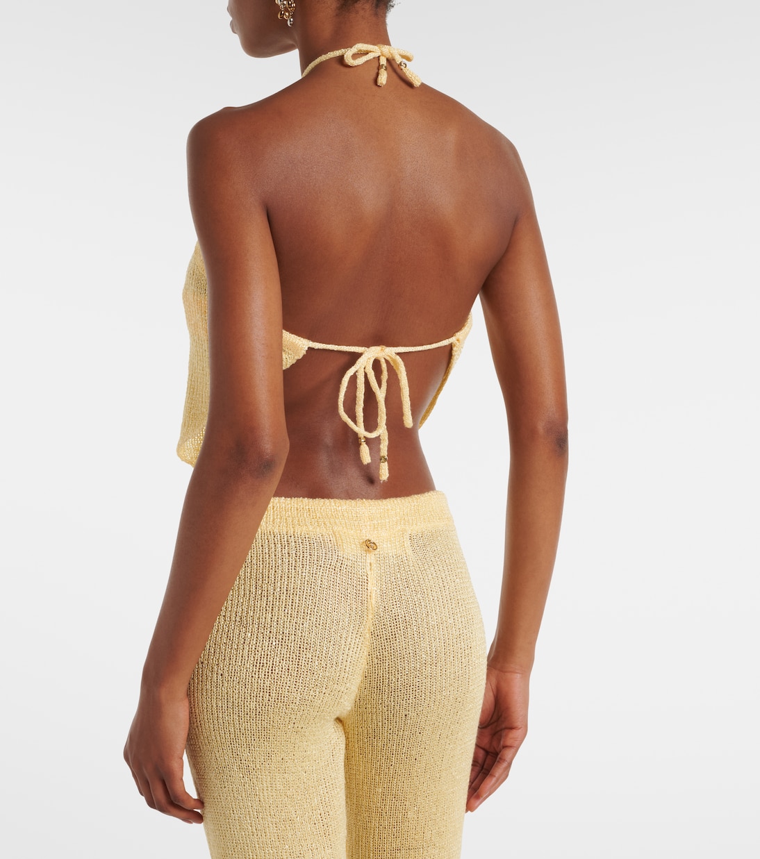 Liz sequined halterneck top | Bananhot