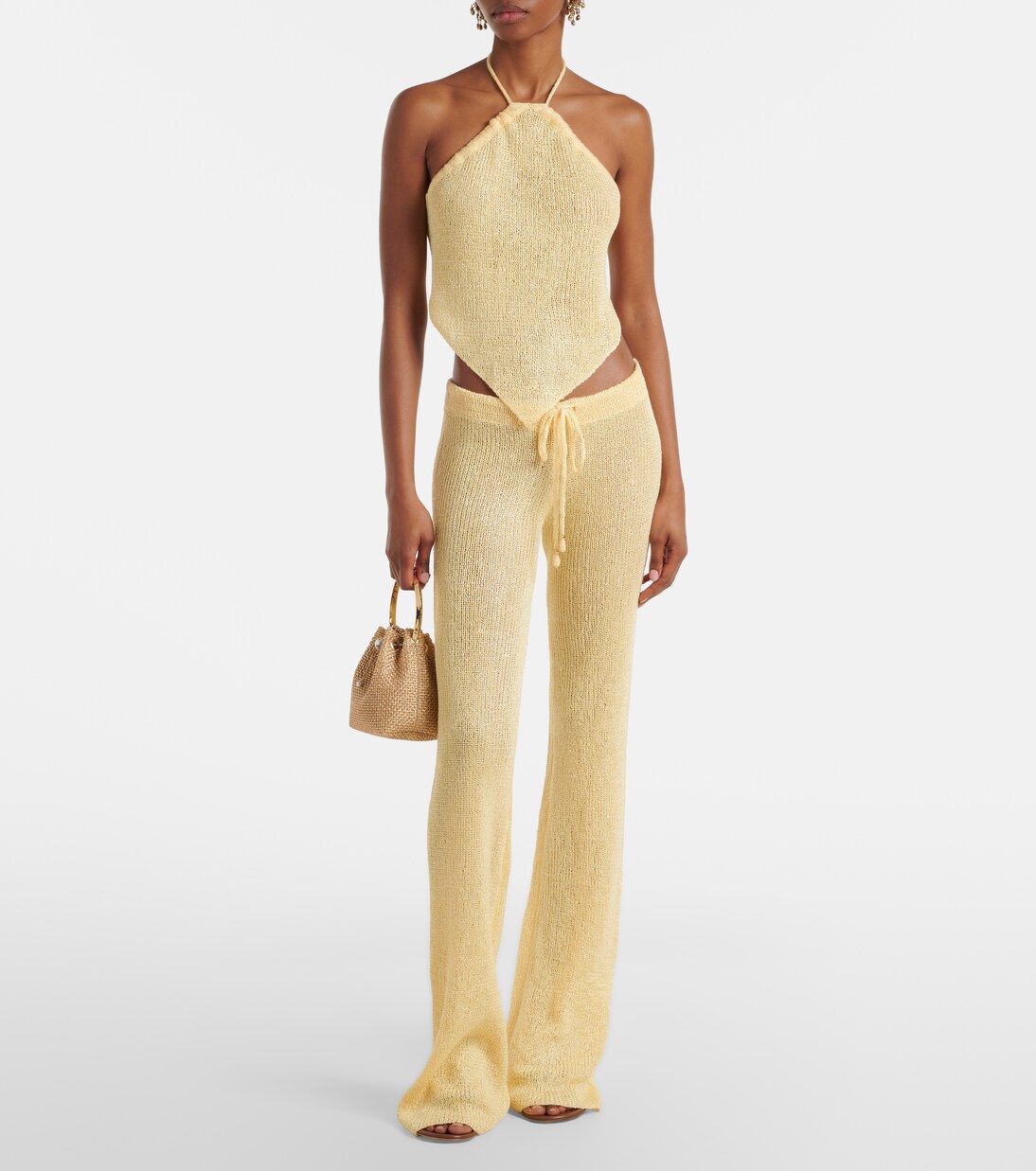 Liz sequined halterneck top | Bananhot