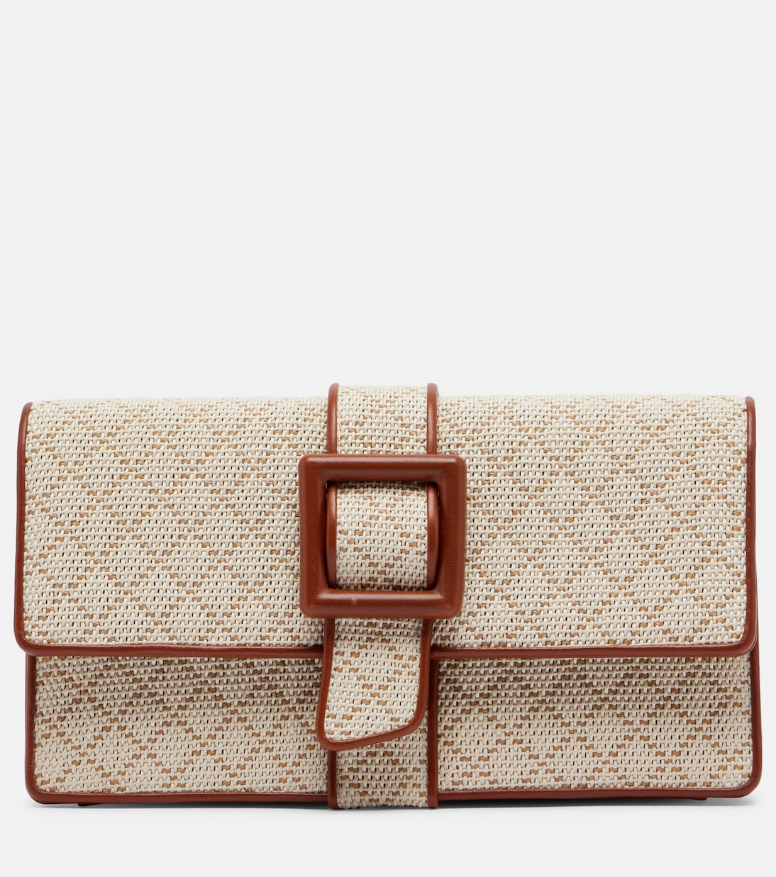 Maycap raffia-effect clutch | Manolo Blahnik