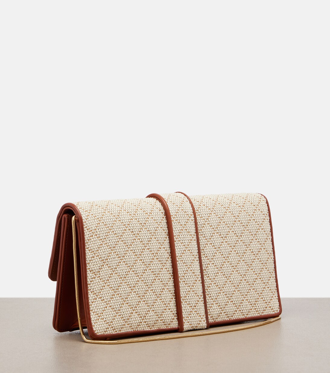 Maycap raffia-effect clutch | Manolo Blahnik