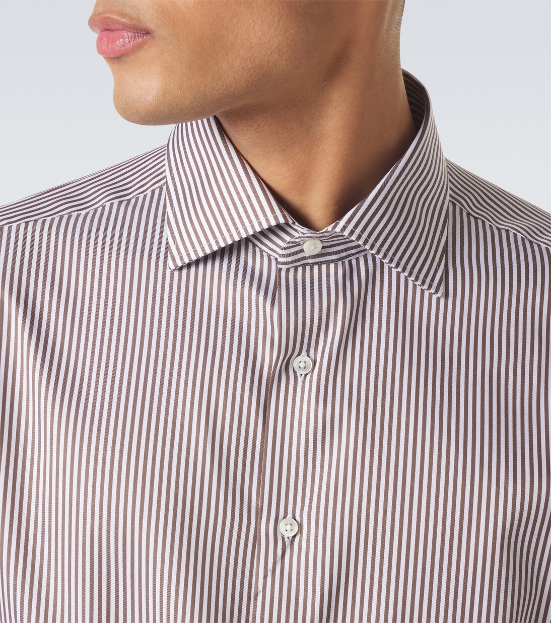 Striped cotton shirt | Canali