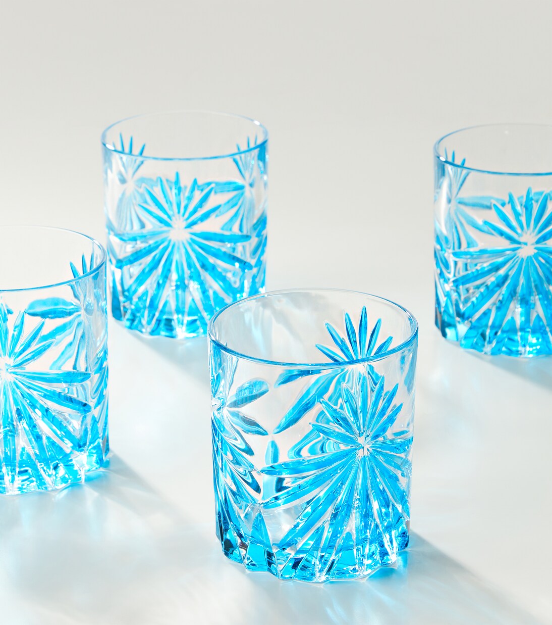 Set of 4 crystal tumblers | Les-Ottomans