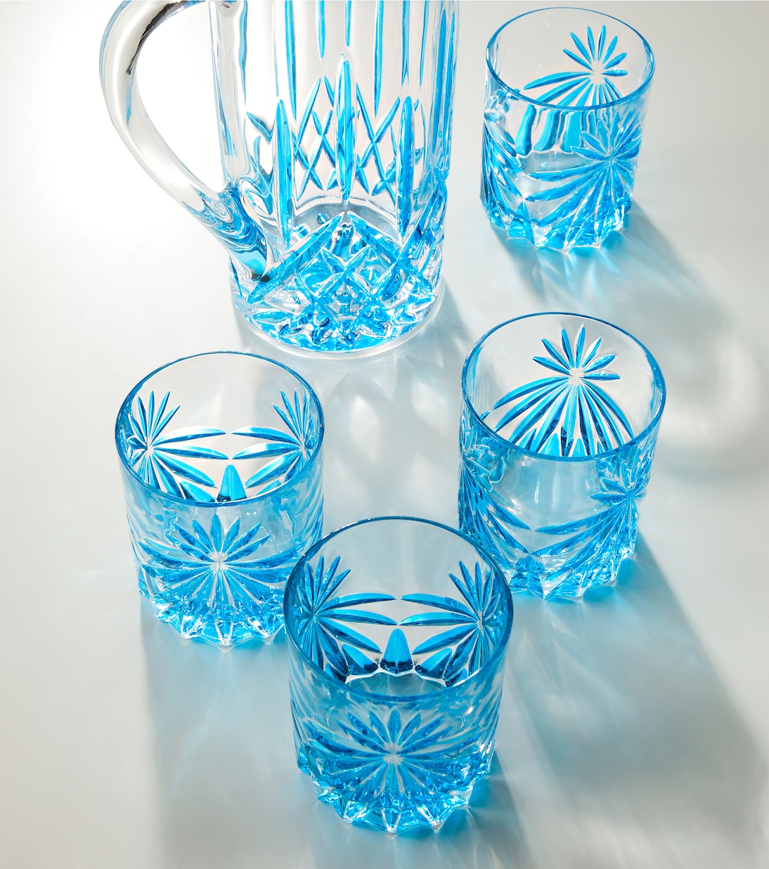 Set of 4 crystal tumblers | Les-Ottomans
