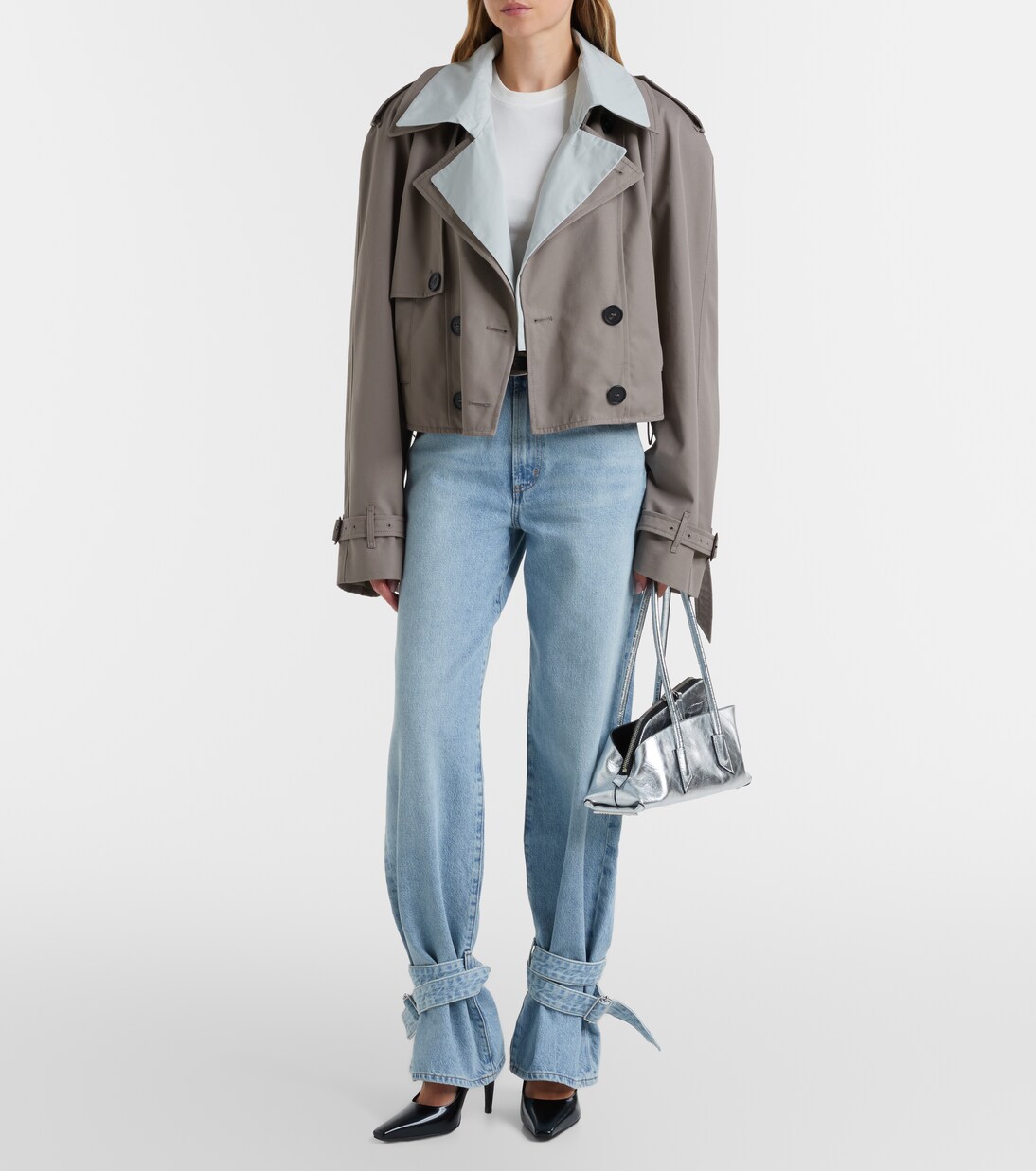 Cinched Hem wide-leg jeans | Agolde