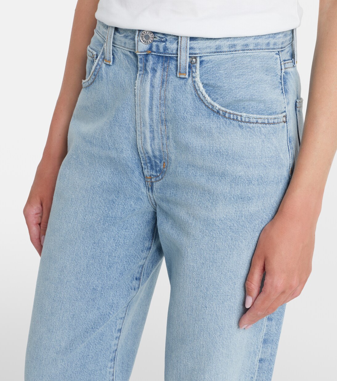 Cinched Hem wide-leg jeans | Agolde