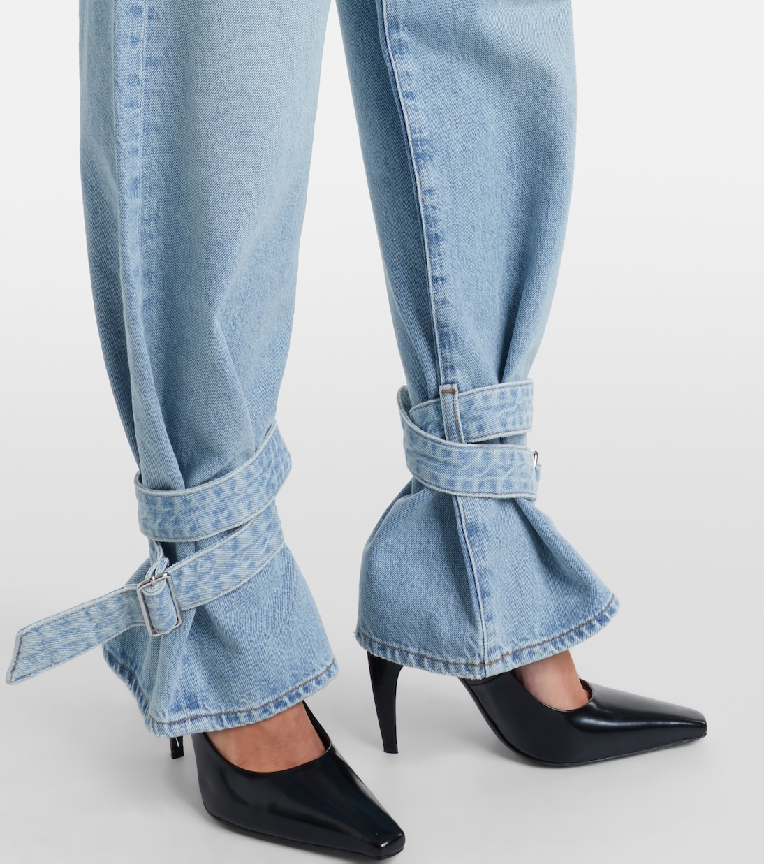 Cinched Hem wide-leg jeans | Agolde