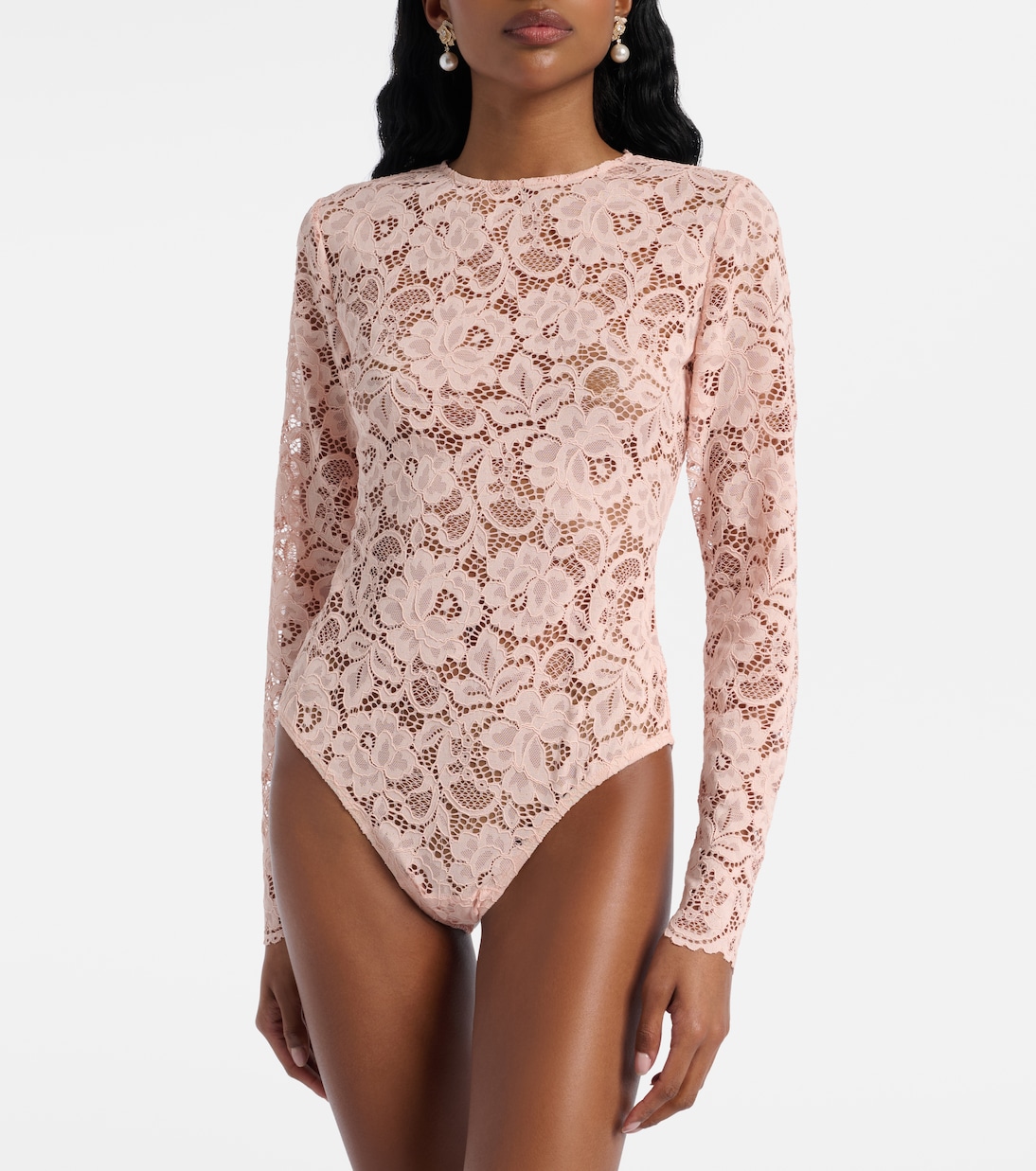 Body de encaje floral | Self-Portrait
