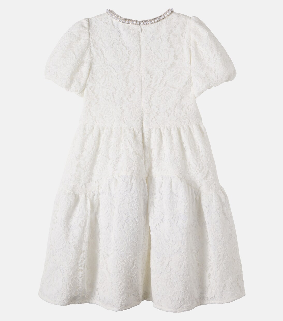 Embellished lace dress | Self-Portrait Kids