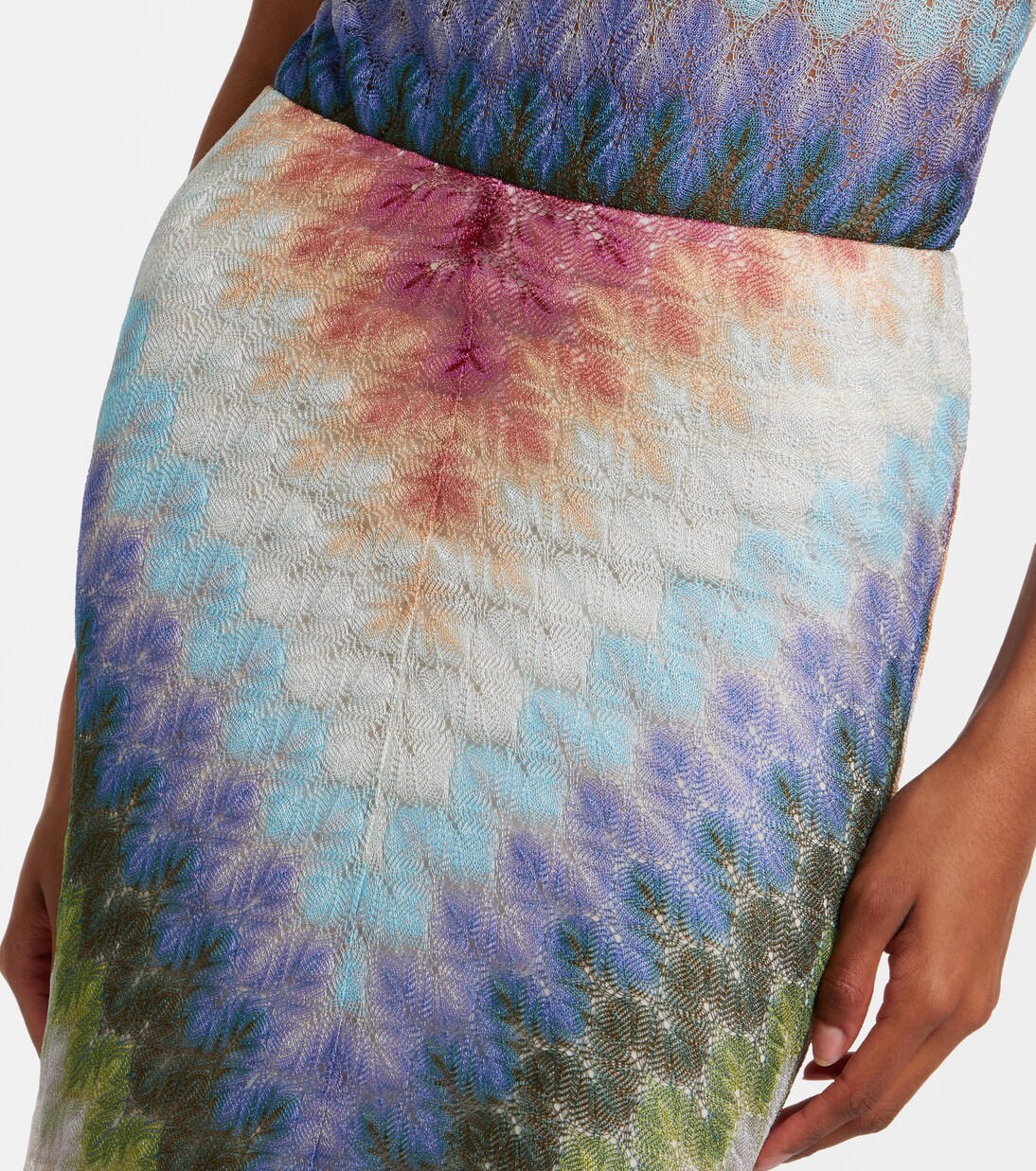 تنورة ماكسي محبوكة | Missoni
